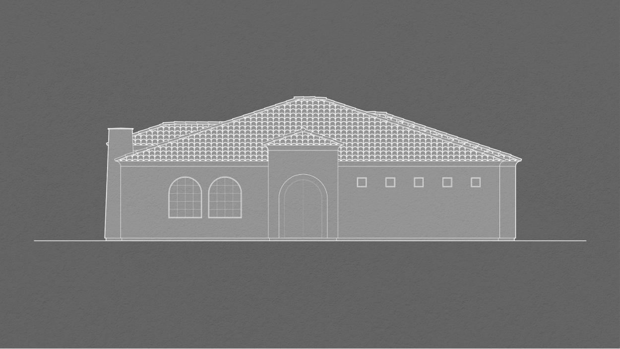 Spanish House Elevation